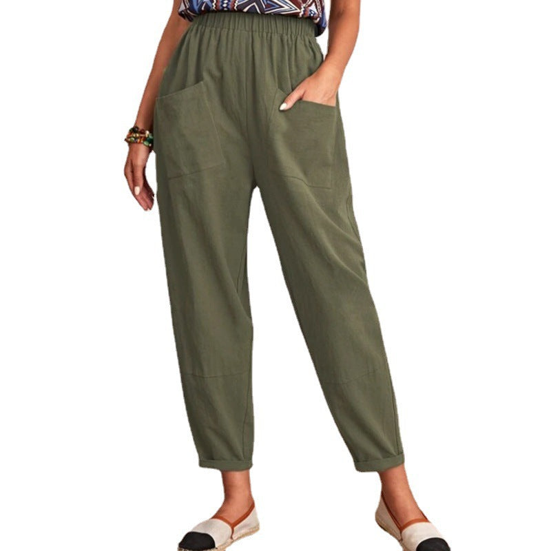 Damen Komfortable und elegante Freizeithose Shopnory