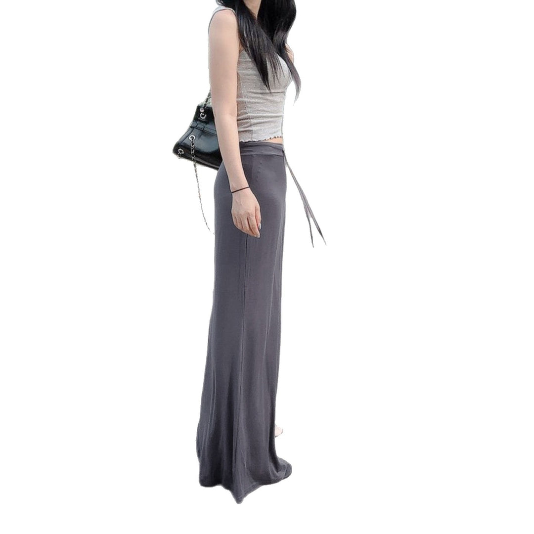 Damen nan Maxirock aus weichem Jersey mit Bindebund, hoher Taille und seitlichen Schlitzen Shop Nory