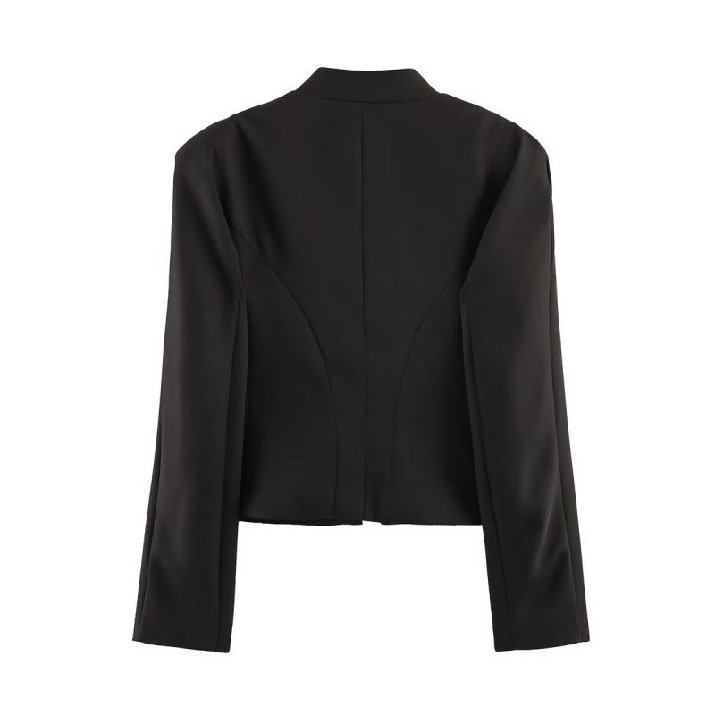 Damen Kurze marschallinspirierte Blazerjacke mit dekorativer Knopfreihe und Kordelbesatz Shop Nory
