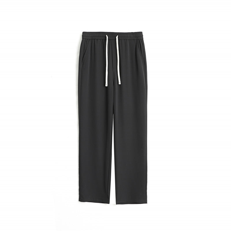 Herren Weite Relaxed-Fit Loungehose mit elastischem Bund und Tunnelzug Shop Nory