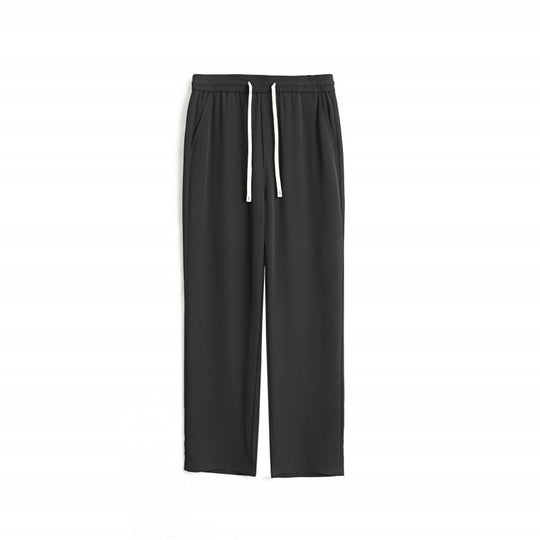 Herren Weite Relaxed-Fit Loungehose mit elastischem Bund und Tunnelzug Shop Nory