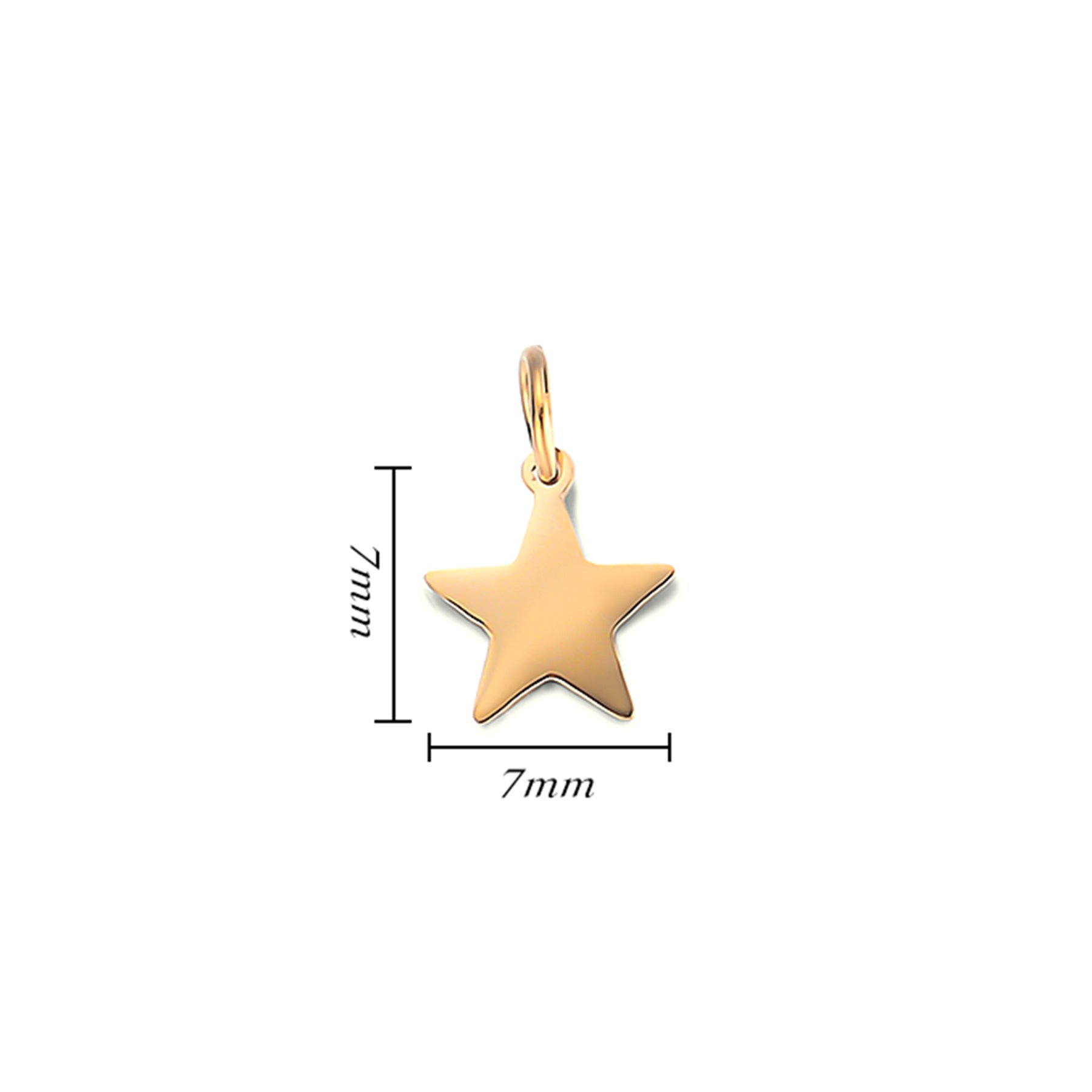Damen Anhänger mit stilvollem Sternendesign Shop Nory