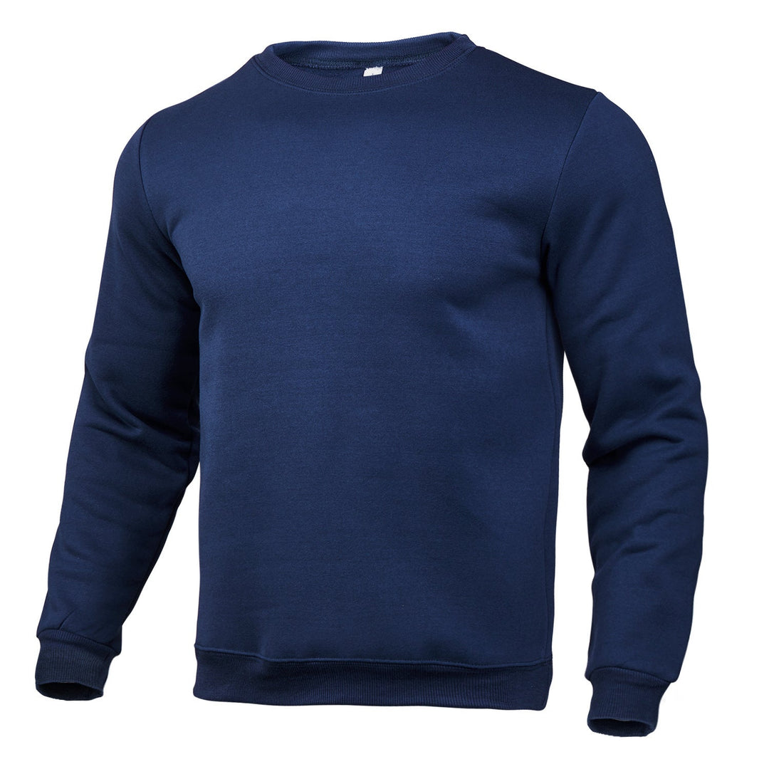 Herren Komfortabler Rundhals-Pullover aus hochwertigem Baumwollmix