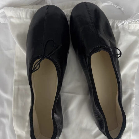 Damen Ballerinas mit Elegantem Knoten-Detail und Flexibler Sohle