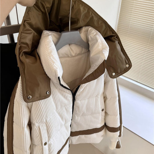 Damen Urbaner Steppmantel mit hohem Kragen Shop Nory