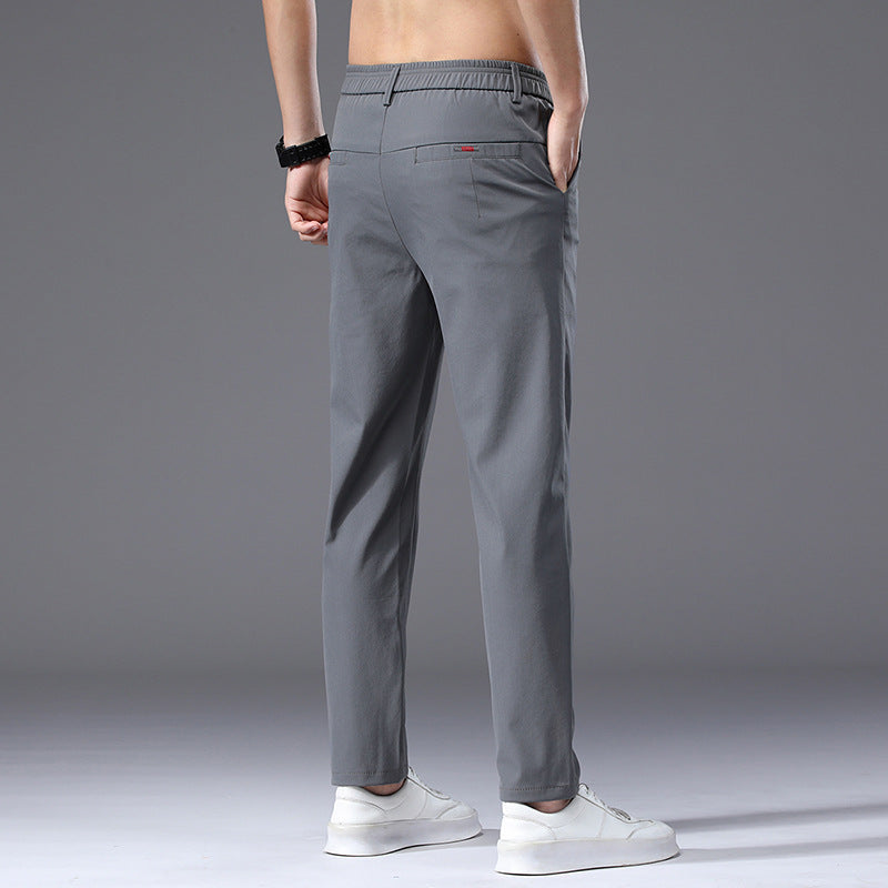 Herren modische und bequeme Chino-Hose mit elastischem Bund