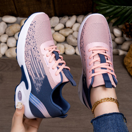 Damen Ultraleichte und atmungsaktive Laufsneaker mit stoßdämpfender Sohle