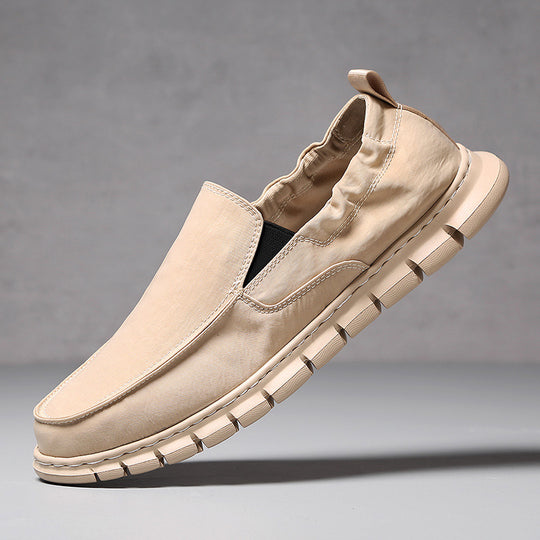 Herren Slipper-Sneaker im Mokassin-Stil mit elastischem Einstieg und segmentierter Komfortsohle Shopy Nory