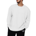 Herren Langarmshirt mit strukturiertem Rippenmuster und modernem Schnitt