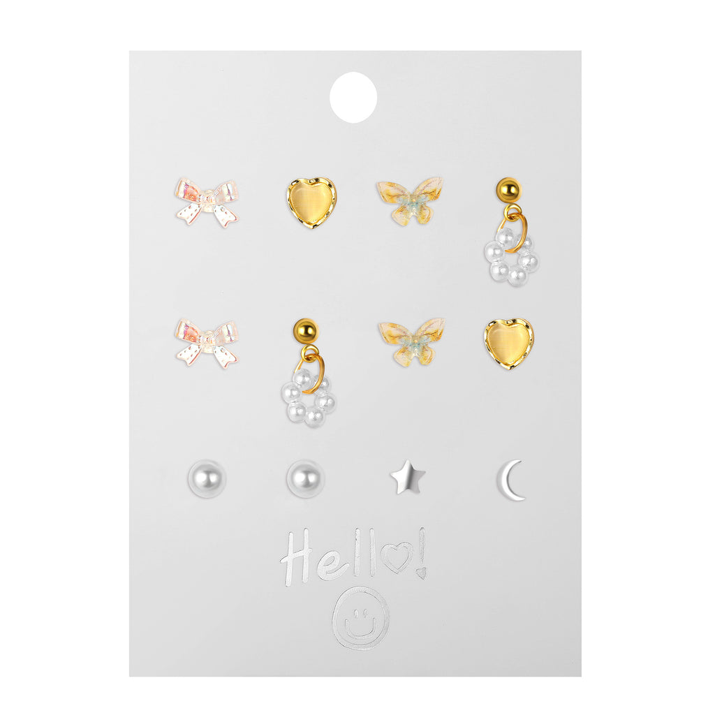 Damen Ohrringe Set mit bunten und vielfältigen Anhängern Shop Nory