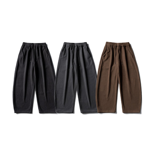 Unisex Fleece-Jogginghose mit elastischem Tunnelzugbund, seitlichen Eingrifftaschen und konischem Bein Shop Nory
