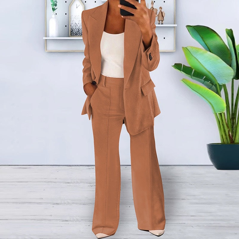 ShopNory | Elegantes Wild Set Blazer und Rock