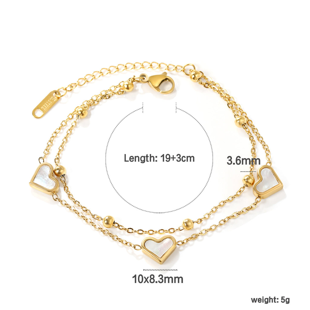 Damen elegante Armkette mit funkelndem Kristall Shop Nory