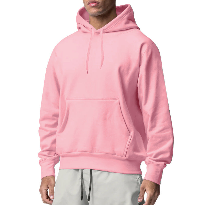 Herren Kapuzenpullover aus komfortablem Sweatstoff mit praktischer Kängurutasche