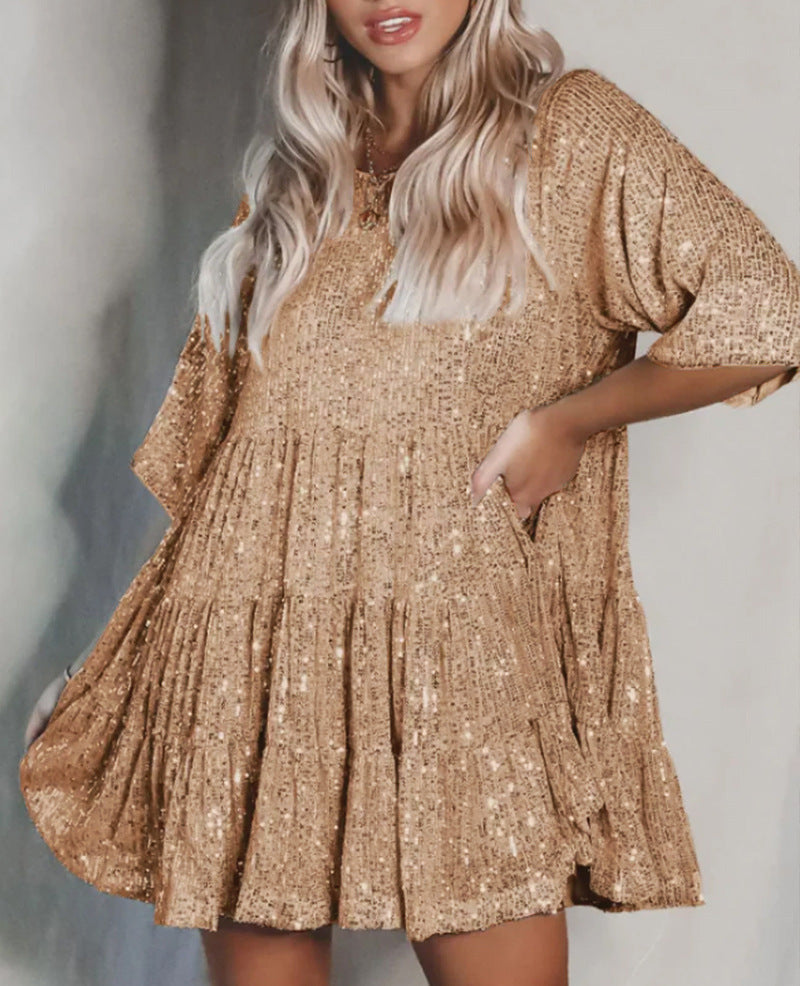 Damen Glitzerndes Partykleid