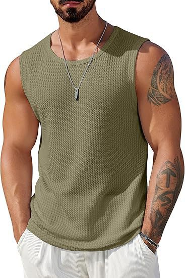 Herren Sportliches Tanktop mit atmungsaktiver Wabenstruktur ShopNory