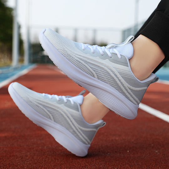 Damen Strick-Sportsneaker mit ergonomischer Formgedächtnis-Schaum-Einlegesohle und profilierter Leichtsohle Shopy Nory