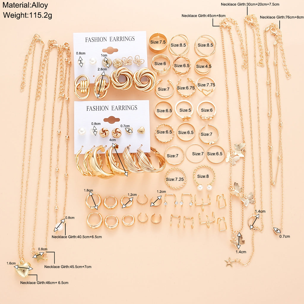Damen Schmuckset mit vielfältigen und eleganten Designelementen Shop Nory