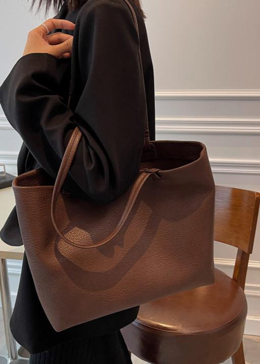 Geräumige Damen Schultertasche Aus Weichem Leder