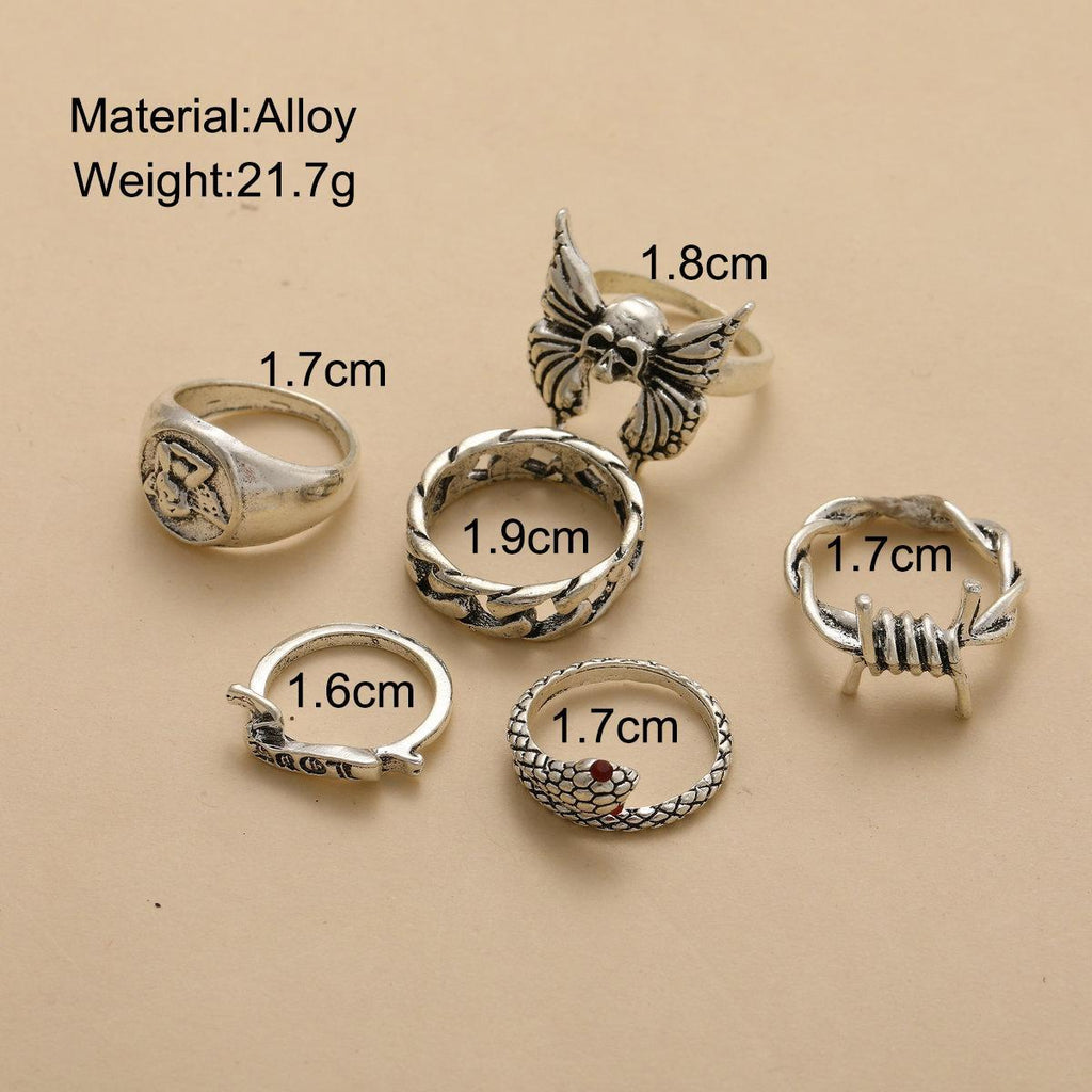 Damen Ring-Set mit einzigartigem Design und verspielten Elementen Shop Nory