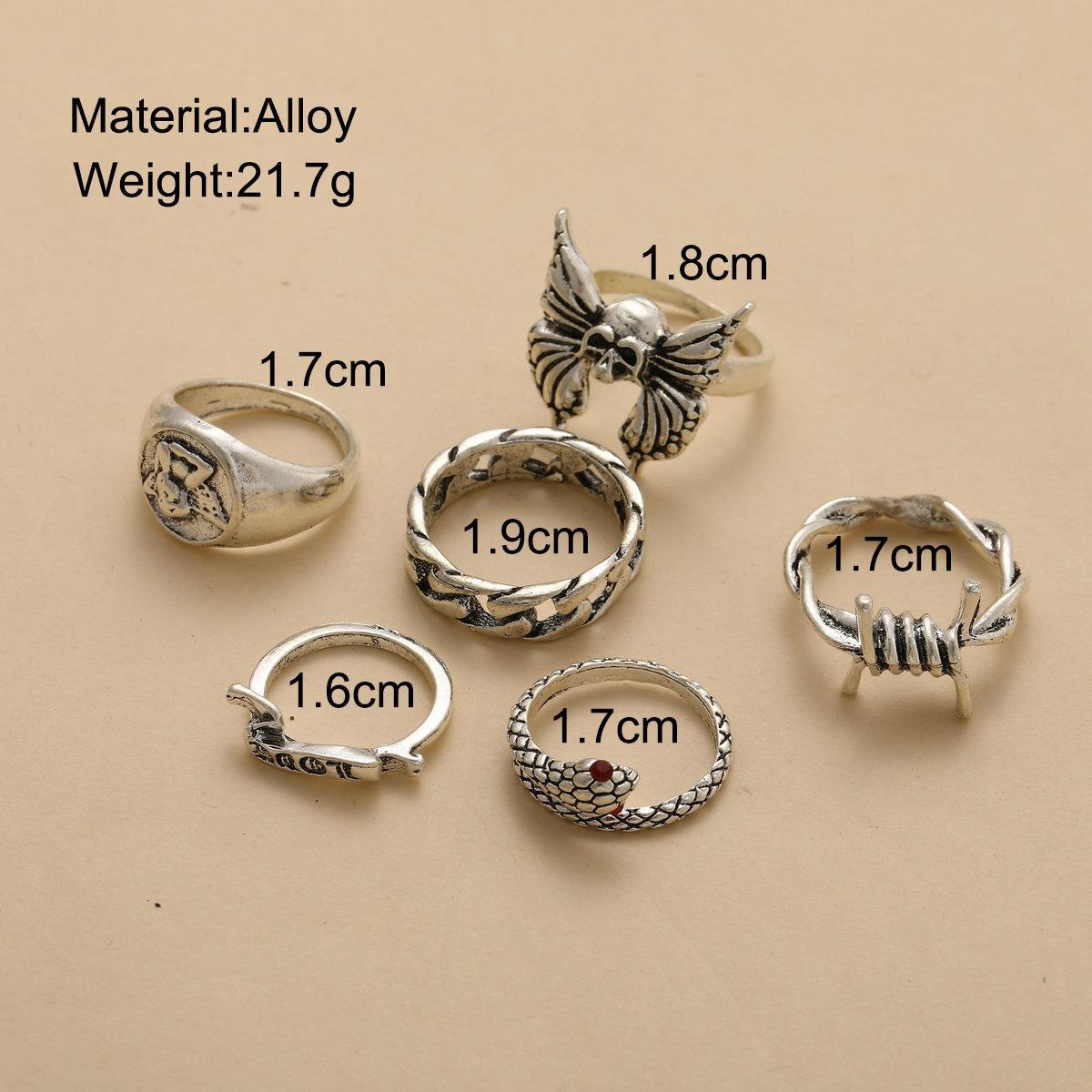 Damen Ring-Set mit einzigartigem Design und verspielten Elementen Shop Nory