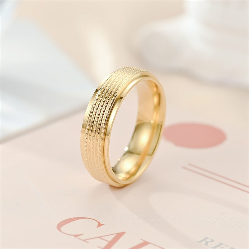 Herren Ring mit elegantem, strukturiertem Oberflächendesign Shop Nory