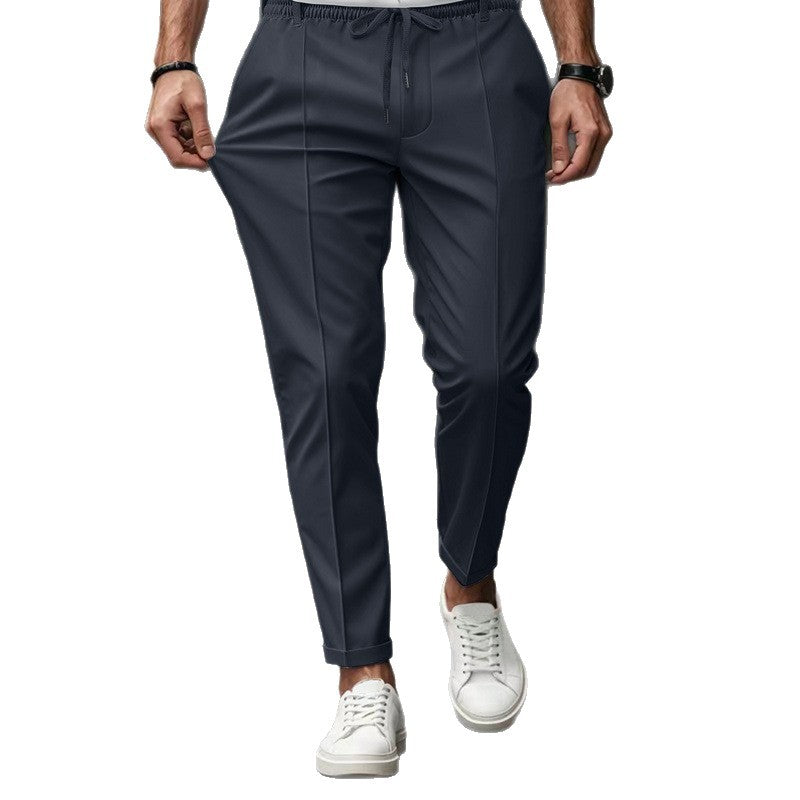 Herren nan moderne tapered Jogginghose mit Bügelfalte und Kordelzug Shop Nory