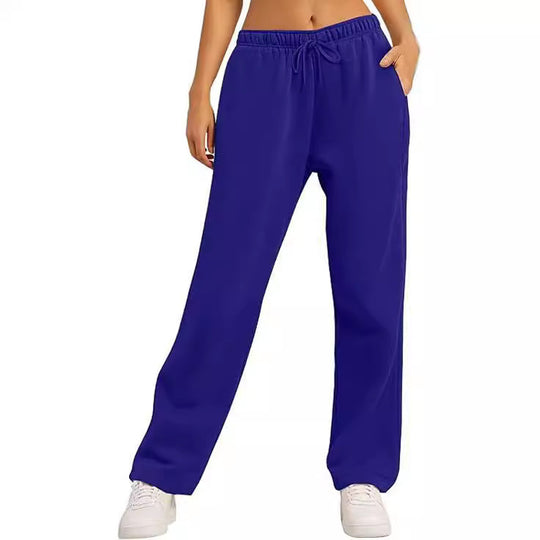 Damen Locker geschnittene Sweatpants mit Kordelzug und weitem Bein Shop Nory