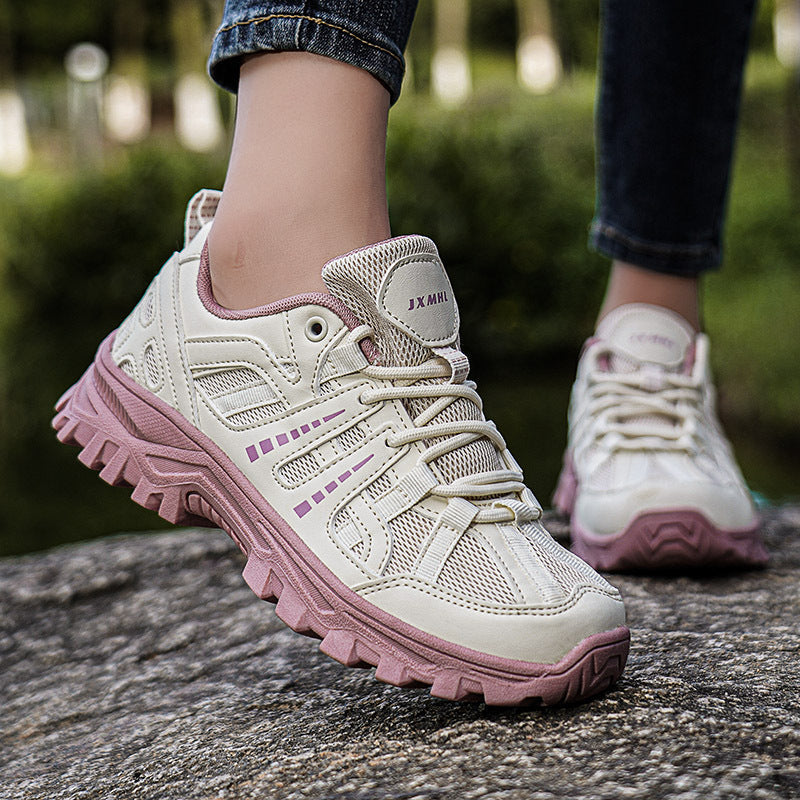 Damen Sportliche Trail-Laufschuhe mit atmungsaktivem Obermaterial und dämpfender Sohle
