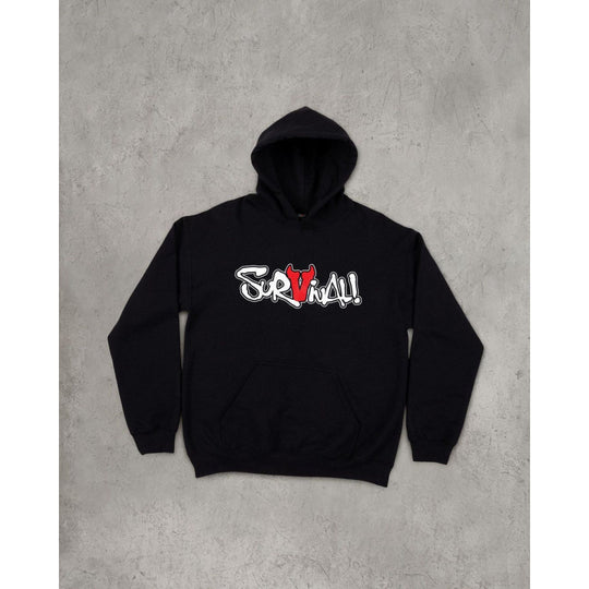 Unisex Kapuzensweatshirt mit Used-Frontdruck und Kängurutasche Shop Nory