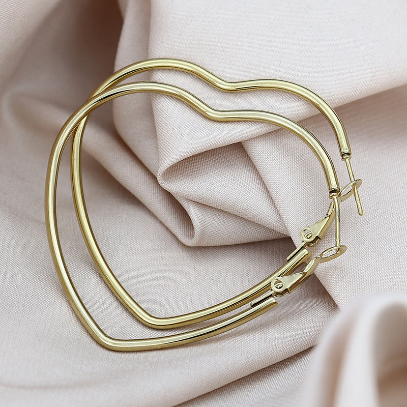 Damen Stylische Metallohrringe Shop Nory