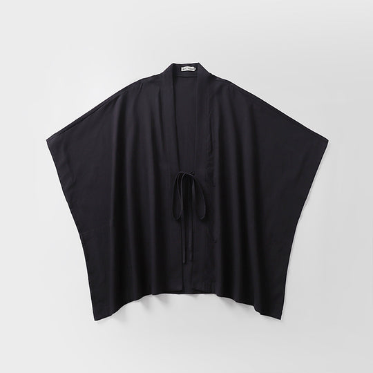 Damen Oversize Kimono-Cardigan mit Bindegürtel und Eingrifftaschen Shop Nory