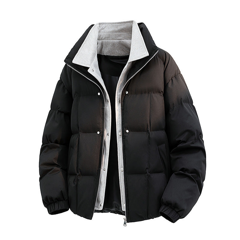 Herren Gepolsterte Steppjacke mit Thermofutter und hohem Kragen Shop Nory