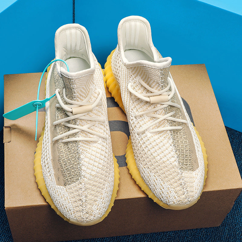 Damen Hochleistungs-Laufschuhe mit atmungsaktiver Strickoberfläche und rutschfester Sohle Shopnory