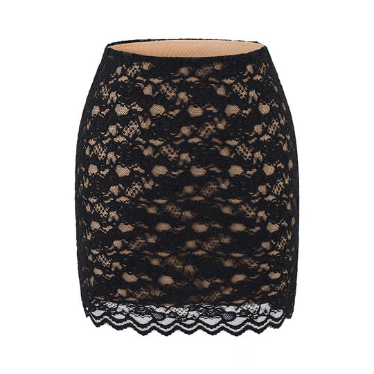 Damen Figurbetontes Spitzentop mit Wickel‑V‑Ausschnitt und langen Ärmeln Shop Nory