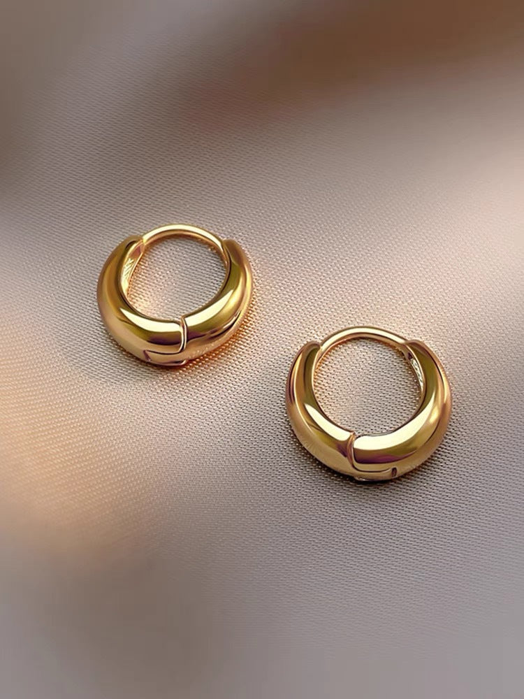 Damen Elegante Polierte Creolen Kaufen Nory