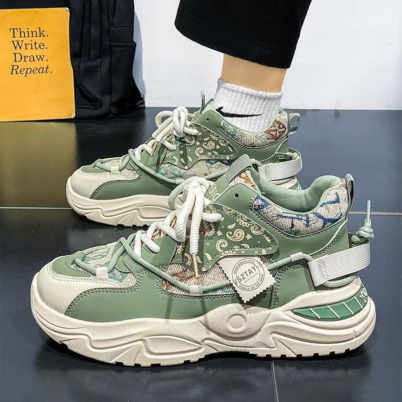 Damen Sportliche Chunky Sneakers mit robustem Design und rutschfester Sohle