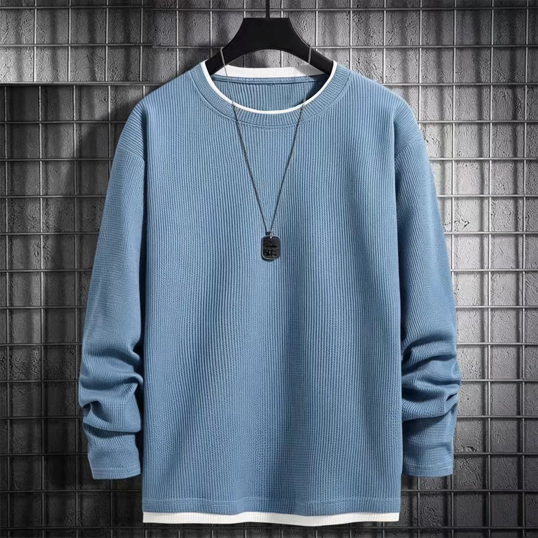 Herren Langarmshirt mit strukturiertem Design Shop Nory