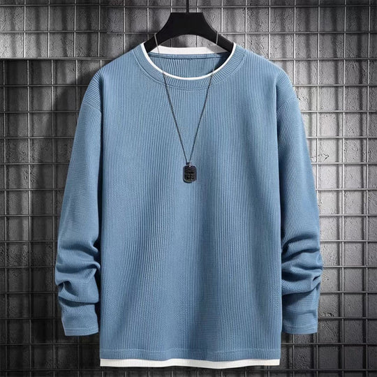 Herren Langarmshirt mit strukturiertem Design Shop Nory