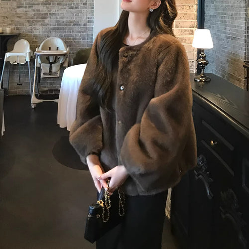 Damen Modischer Oversized-Pullover Shop Nory