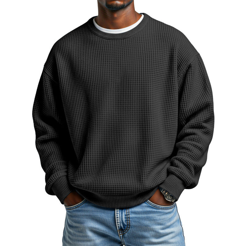 Herren Bequemer Sweatpullover mit Waffelstruktur Shop Nory