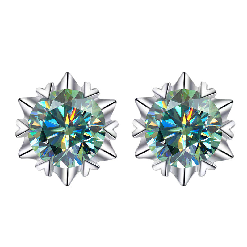 Damen Ohrringe mit funkelndem, sonnensymbol-inspiriertem Design Shop Nory