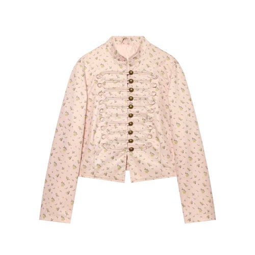 Damen Kurzjacke mit Mandarinkragen und dekorativen Knebelverschlüssen Shop Nory