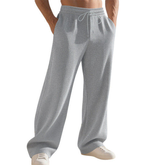 Herren Relaxed-Fit Strick-Jogginghose mit feiner Rippstruktur Shop Nory