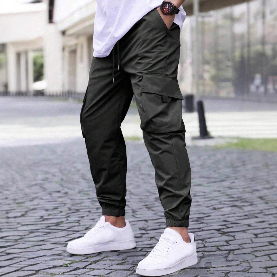 Herren technische Travel-Joggerhose mit integriertem Sicherheitsfach elastischem Tunnelzugbund und wasserabweisender Beschichtung Shop Nory