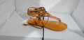 Damen Strand-Sandalen mit dekorativen Riemen und komfortabler Sohle