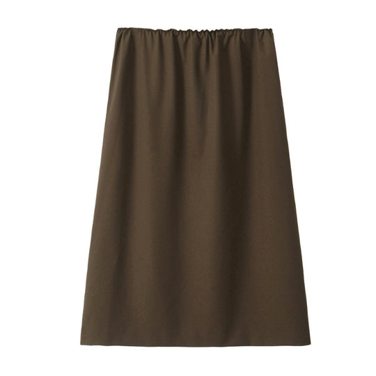 Damen A‑Linien‑Midirock mit elastischem Bund und fließender Silhouette Shop Nory