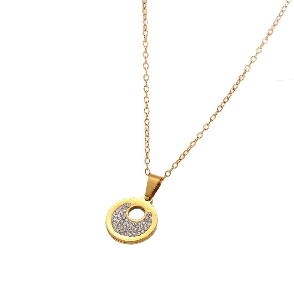 Damen Halskette mit filigranem Glücksdesign Shop Nory