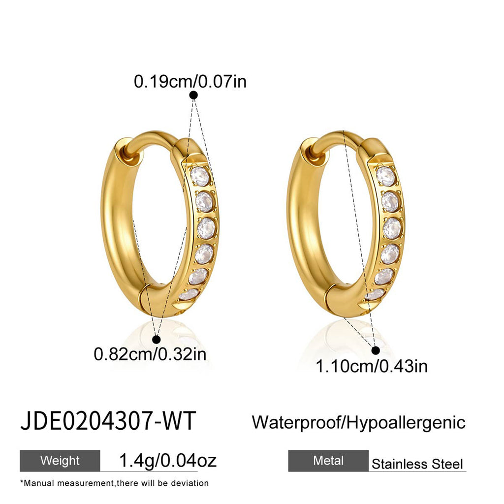 Damen Ohrhänger mit funkelnden Zirkonia und elegantem Design Shop Nory