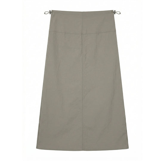 Damen Eleganter Midirock mit Taillenband Shop Nory